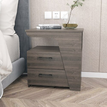 White Modern Nightstand Desk