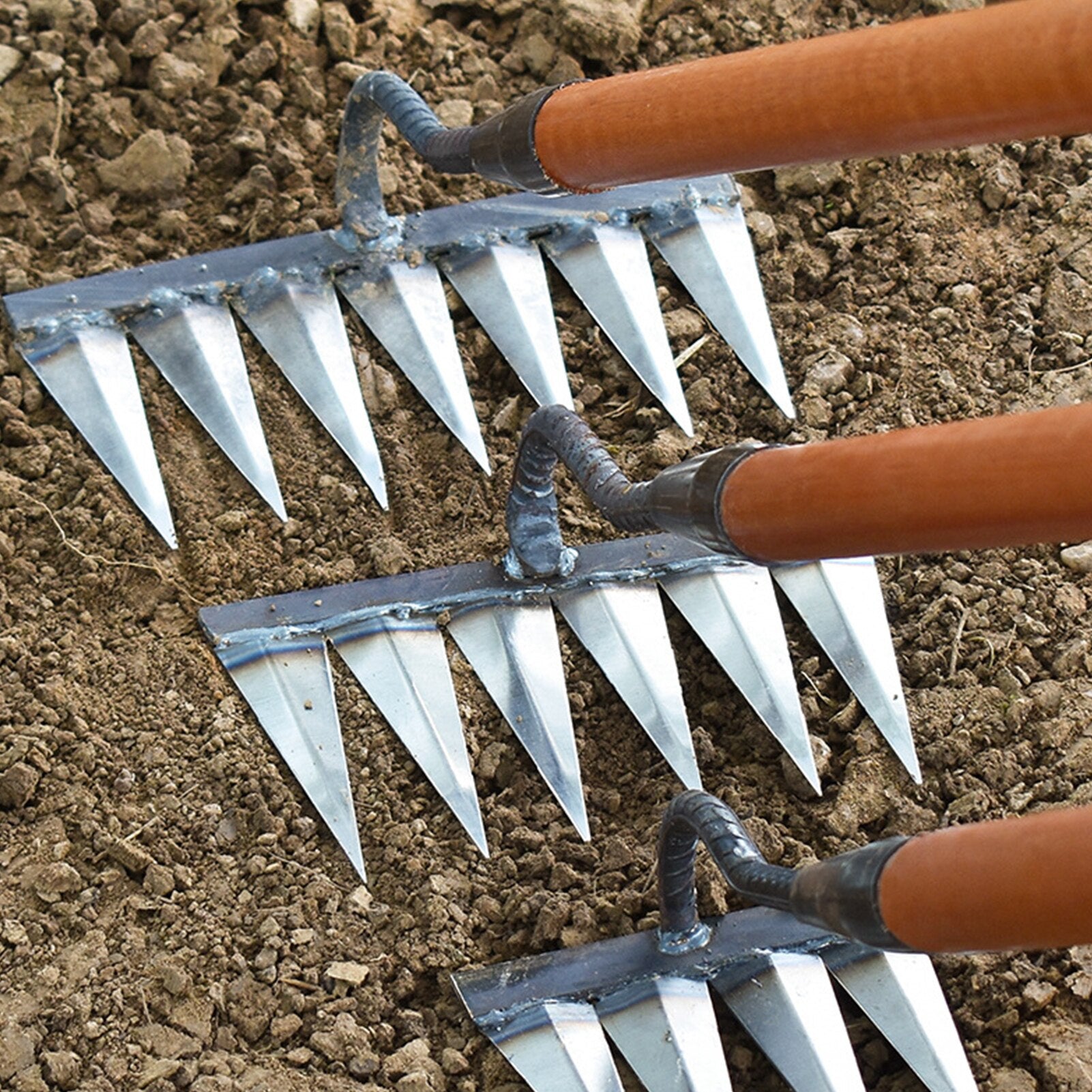 Carbon Steel Garden Hand Rake