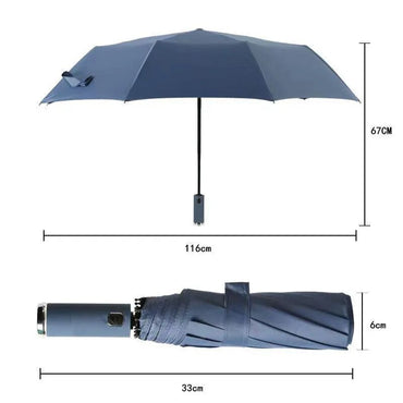 LED 10-bone Frame Automatic Umbrella