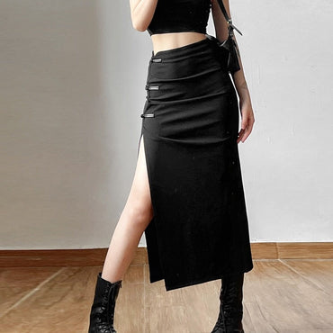 Split Ankle Length Skirt