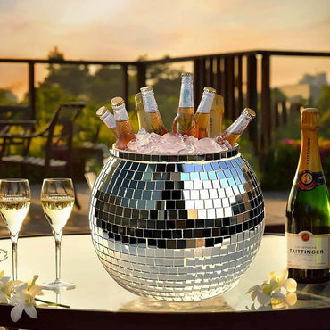 Retro Large Capacity Disco Ball Ice Bucket