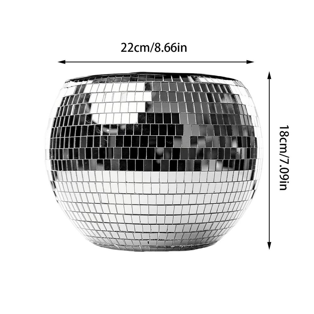 Retro Large Capacity Disco Ball Ice Bucket