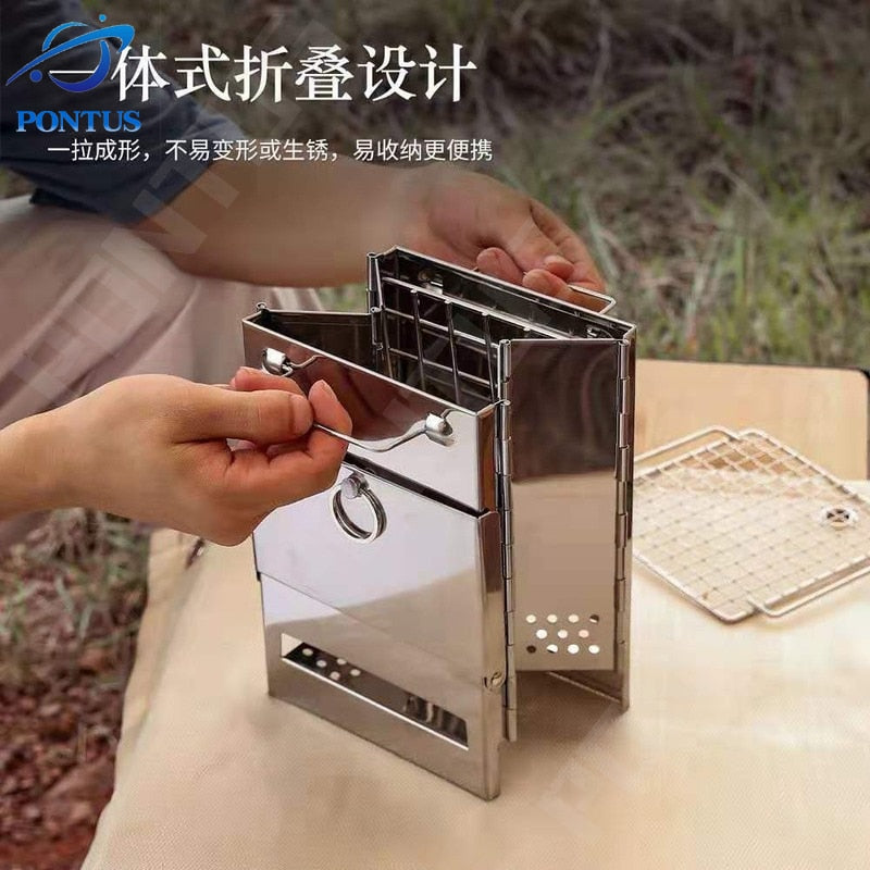 Stainless Steel Folding Camp Stove