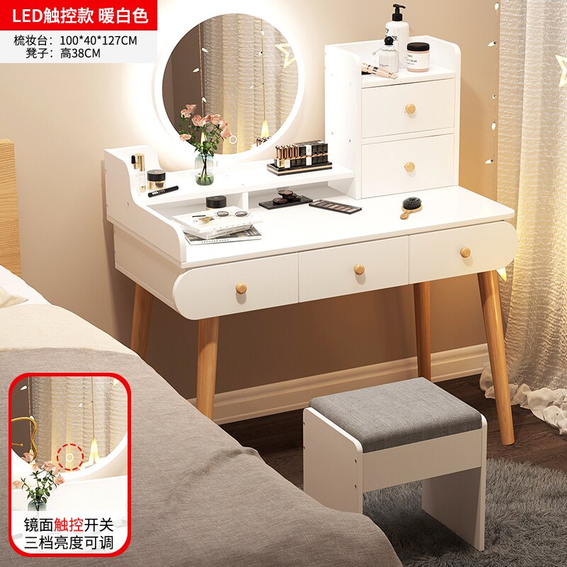 Multifunctional Dressing Table With Mirror