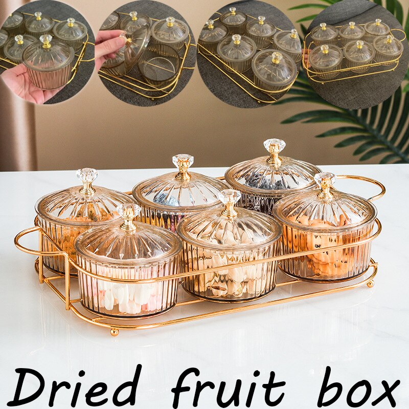 Transparent Dried Fruit Snack Dishes