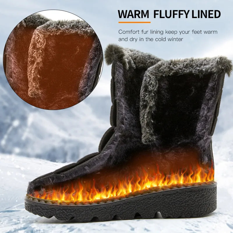 Women's Waterproof Winter Snow Boots