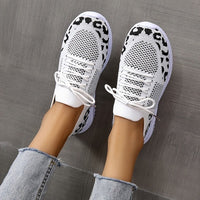 Women Leopard Print Sports Shoes
