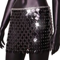 Colourful Sequins Mini Skirt