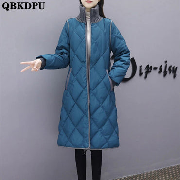 Winter Warm Long Turtleneck Parka Coat