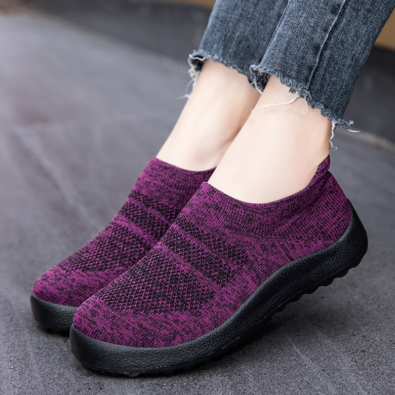 Ladies Air Mesh Slip On Shoes