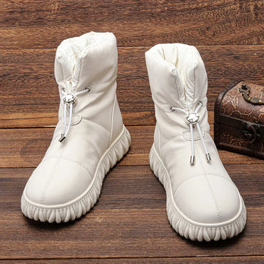 Waterproof Plush Ankle Snow Boots