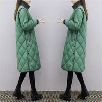 Winter Warm Long Turtleneck Parka Coat