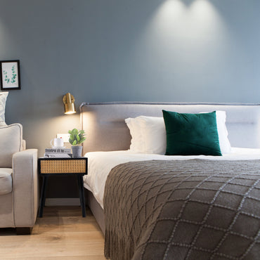 Rattan Nightstands With Drawer