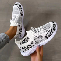 Women Leopard Print Sports Shoes