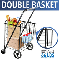 Rolling Utility Shopping Cart