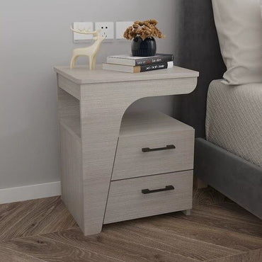 White Modern Nightstand Desk