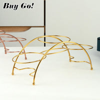 Stainless Steel Gold Condiment Pot Set