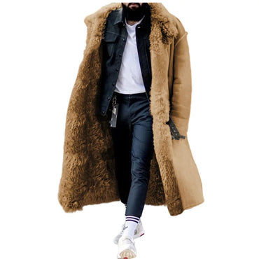 Sophisticated Man's Extra Long Winter Coat