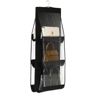 6 Pocket Hanging Handbag Organizer