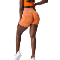 Camo Print Seamless Shorts