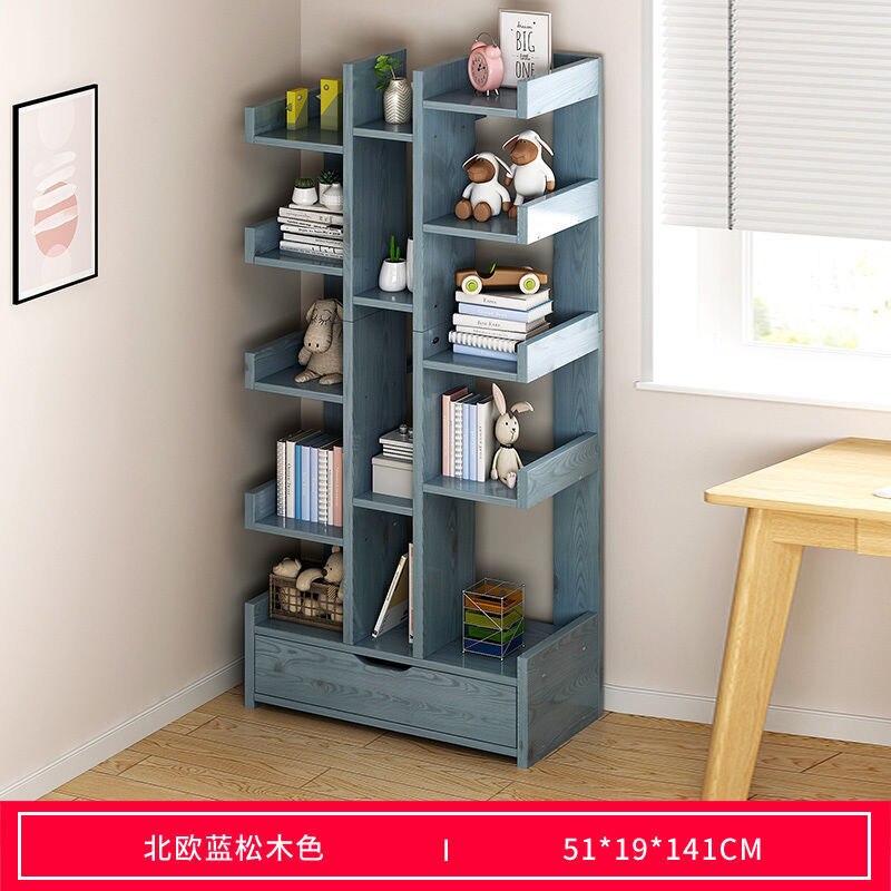 Floor Length Multi-layer Children's Creative Art Bookcase