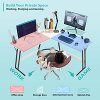 Modern L-Shape Computer Desk