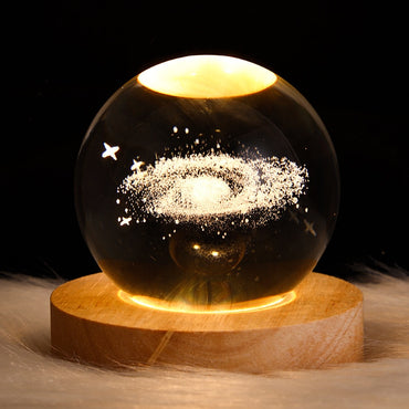 Glowing Galaxy Crystal Ball Night Lights