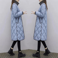 Winter Warm Long Turtleneck Parka Coat