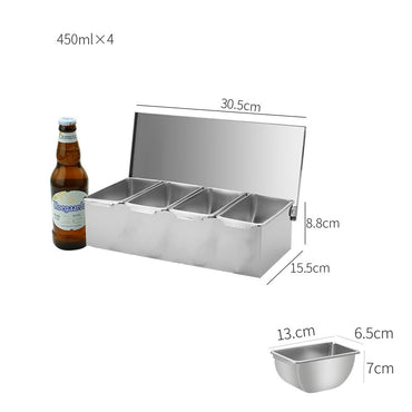 Stainless Steel Seasoning Box