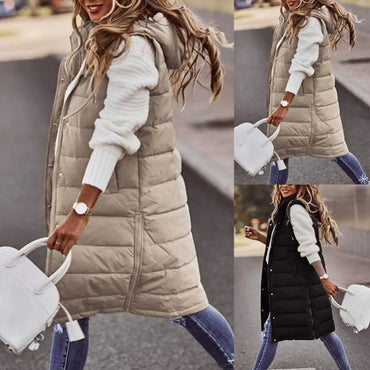 Elegant Sleeveless Winter Jacket