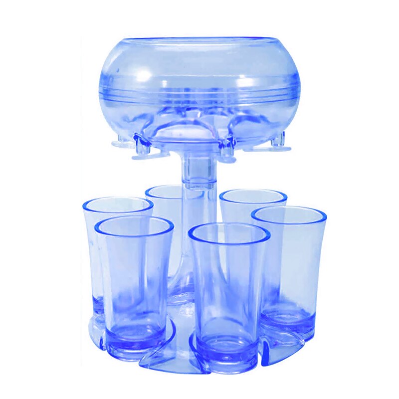 6 Shot Glasses Quick Filling Dispenser