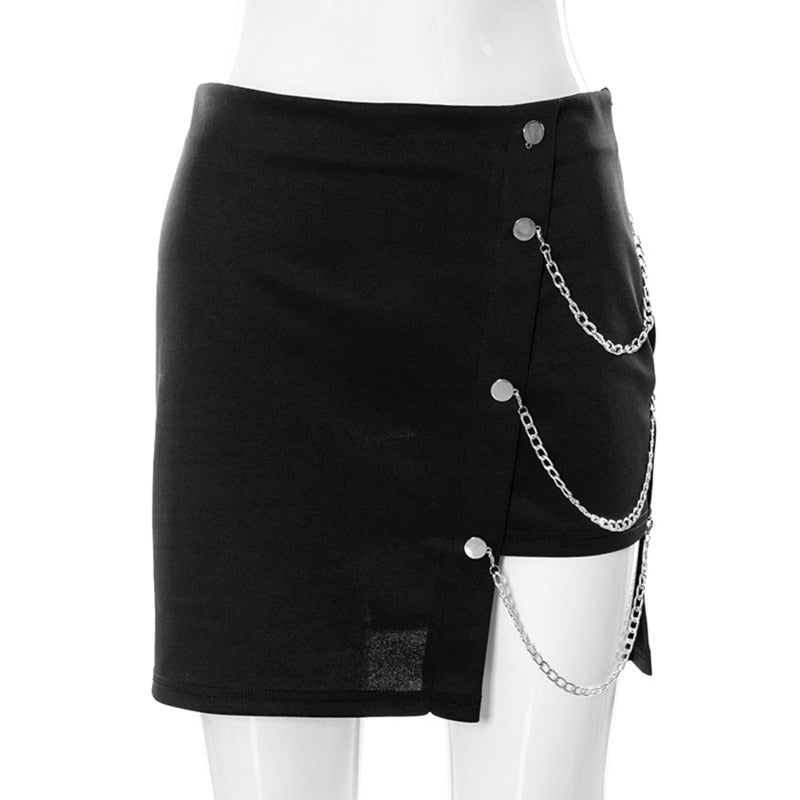 Punk Rock Girls Mini Skirt