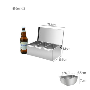 Stainless Steel Seasoning Box