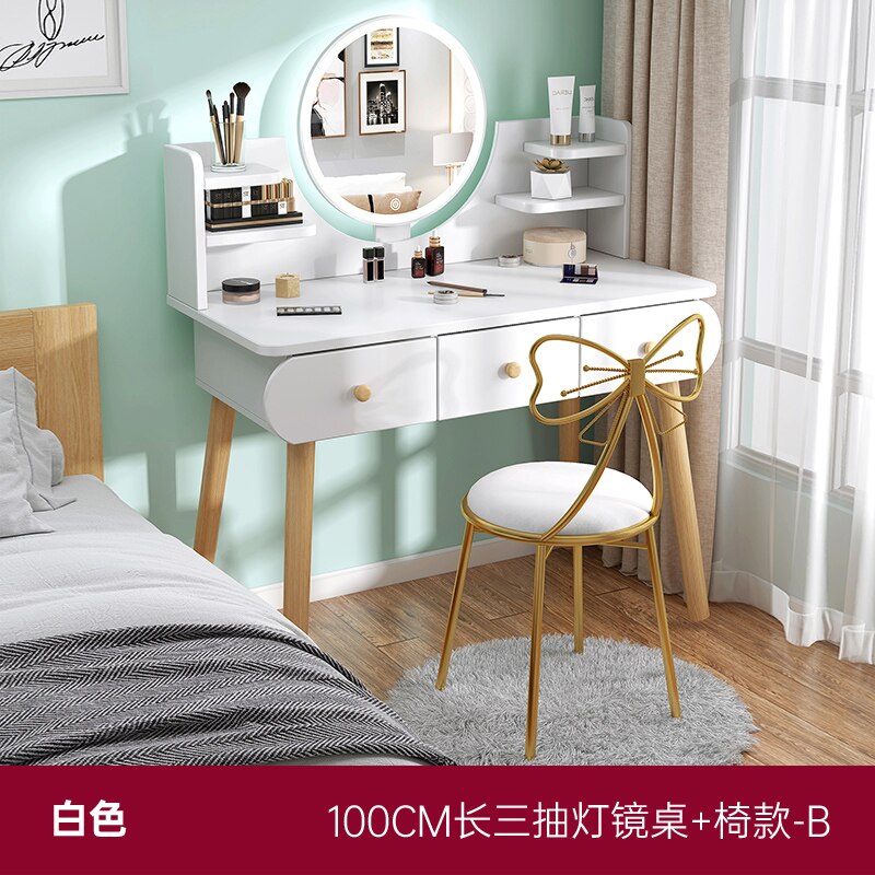 Multifunctional Dressing Table With Mirror