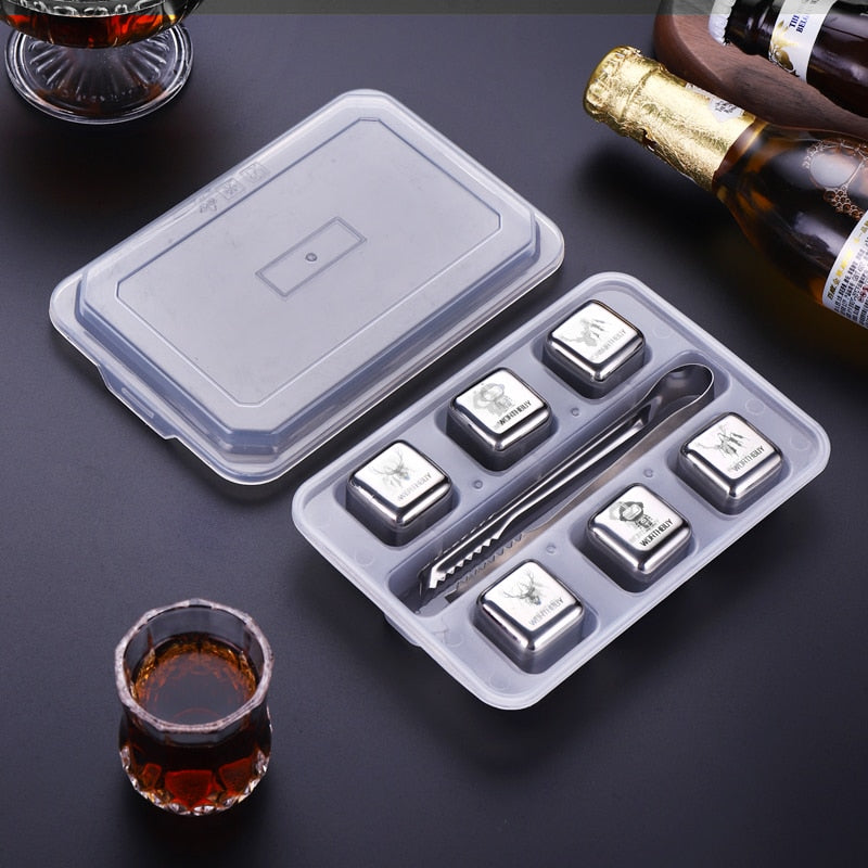 Reusable  Stainless Steel Ice Cubes