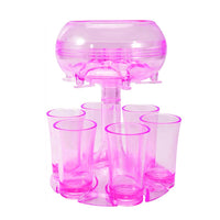 6 Shot Glasses Quick Filling Dispenser