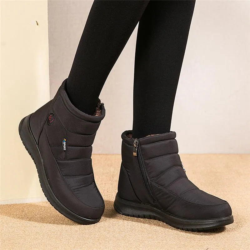 Women Boots Snow Fur Shoes