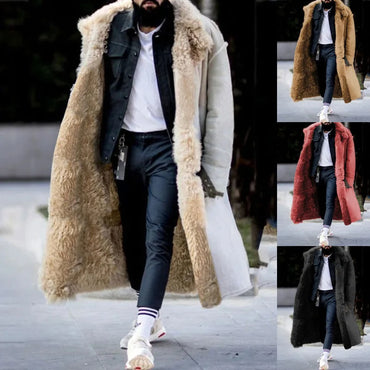 Sophisticated Man's Extra Long Winter Coat