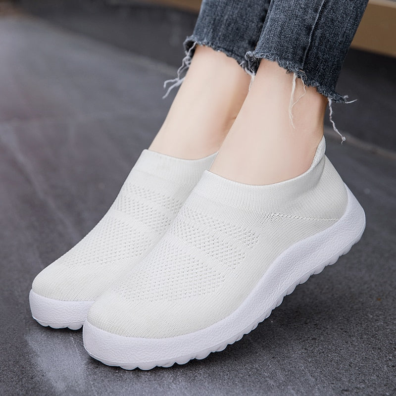 Ladies Air Mesh Slip On Shoes