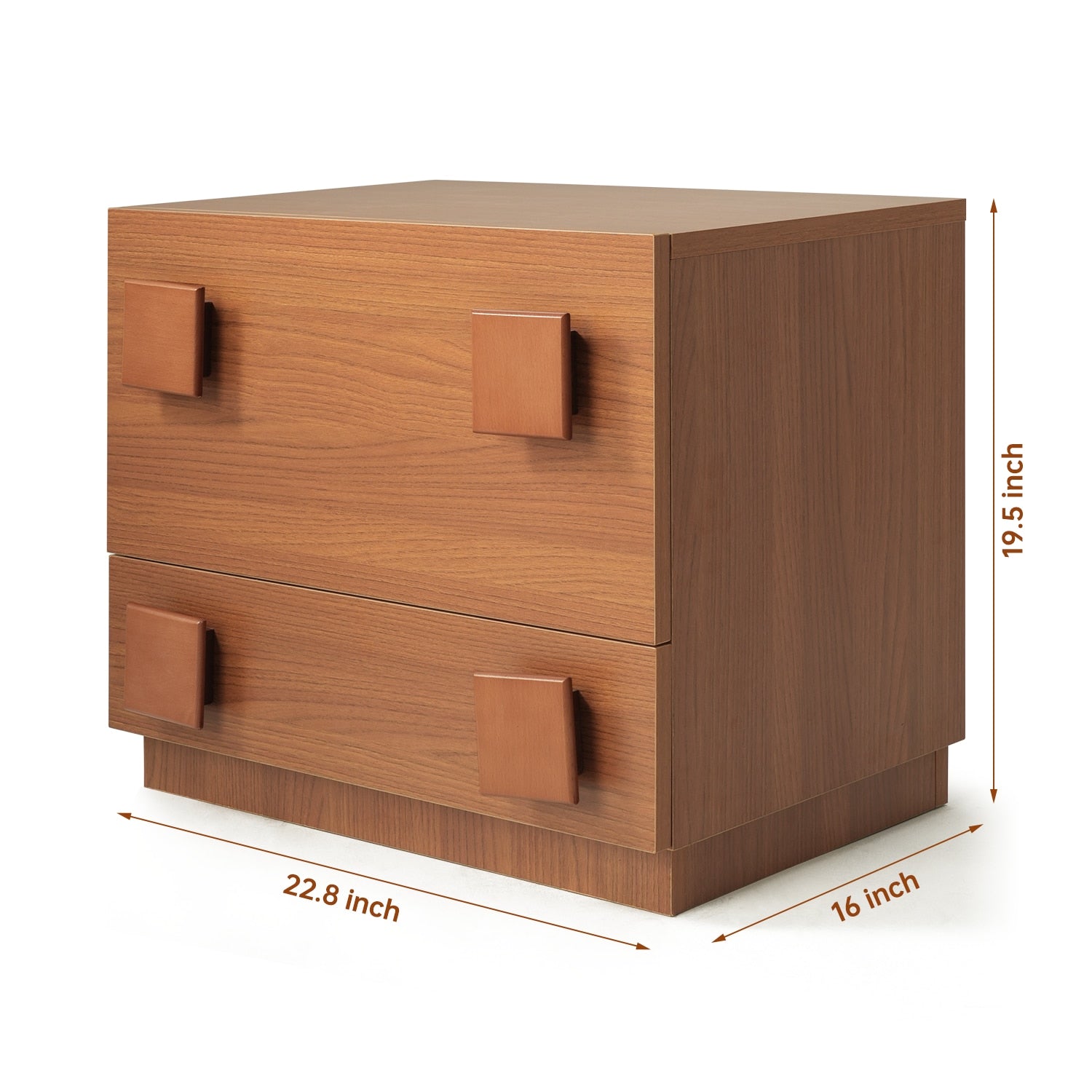 Teak Brown Storage Cabinet