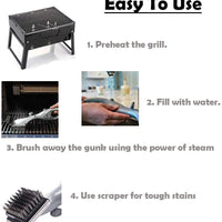 Barbecue Grill Steam Cleaning Brush