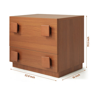 Teak Brown Storage Cabinet