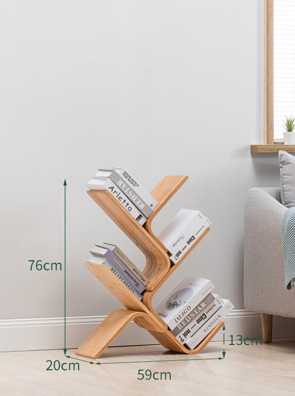 8 Tier Tree Bookshelf