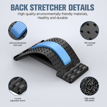 Adjustable Back Stretcher Magnetotherapy