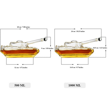 Glass Tank Whiskey Decanter