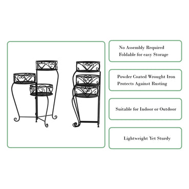 3-Tier Display Plant Stand