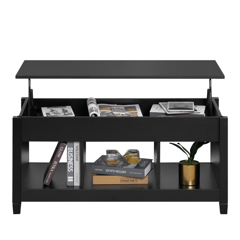 Living Room Table With Hidden Storage Compartment