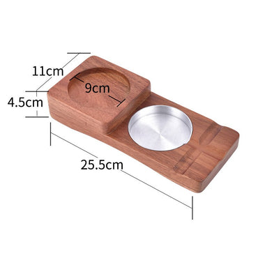 Metal Wood Cigar Ashtray