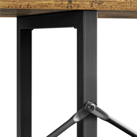 3-Tier Industrial Console Table for Living Room