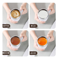 Magnetic Automatic Stirring Thermos Mug